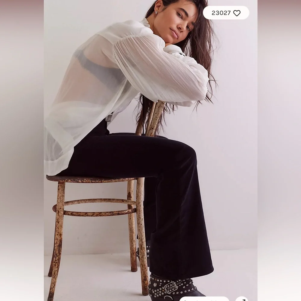 We The Free Jayde Cord High Rise Flare Jeans